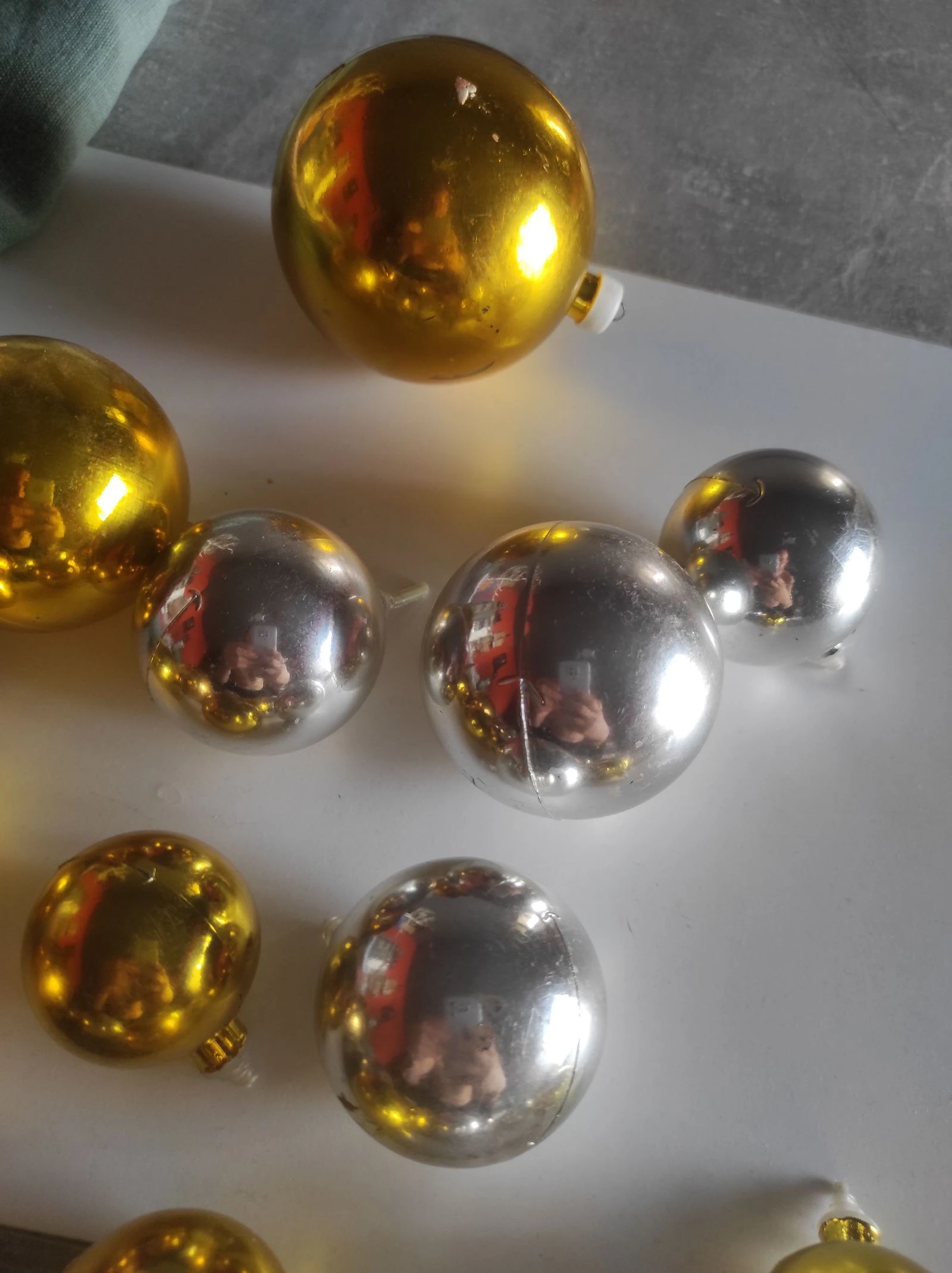 Lote 21 verschillende kerstballen – photo 11